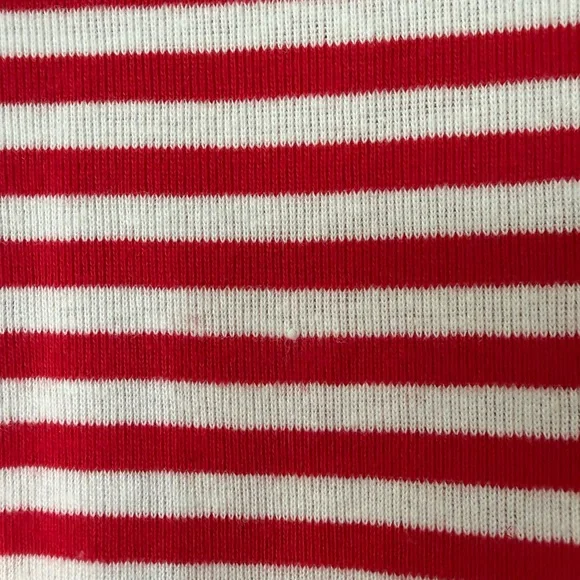 NWT DÔEN Vivi Tee in Rouge Nantucket Stripe, size L - Picture 5 of 8